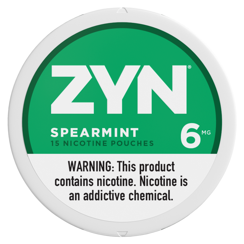 ZYN Nicotine Pouches Spearmint 6mg 15ct