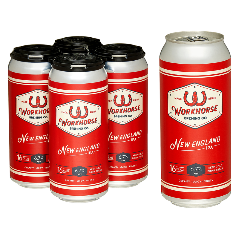 Workhorse New England IPA 4pk 16oz Can 6.7% ABV