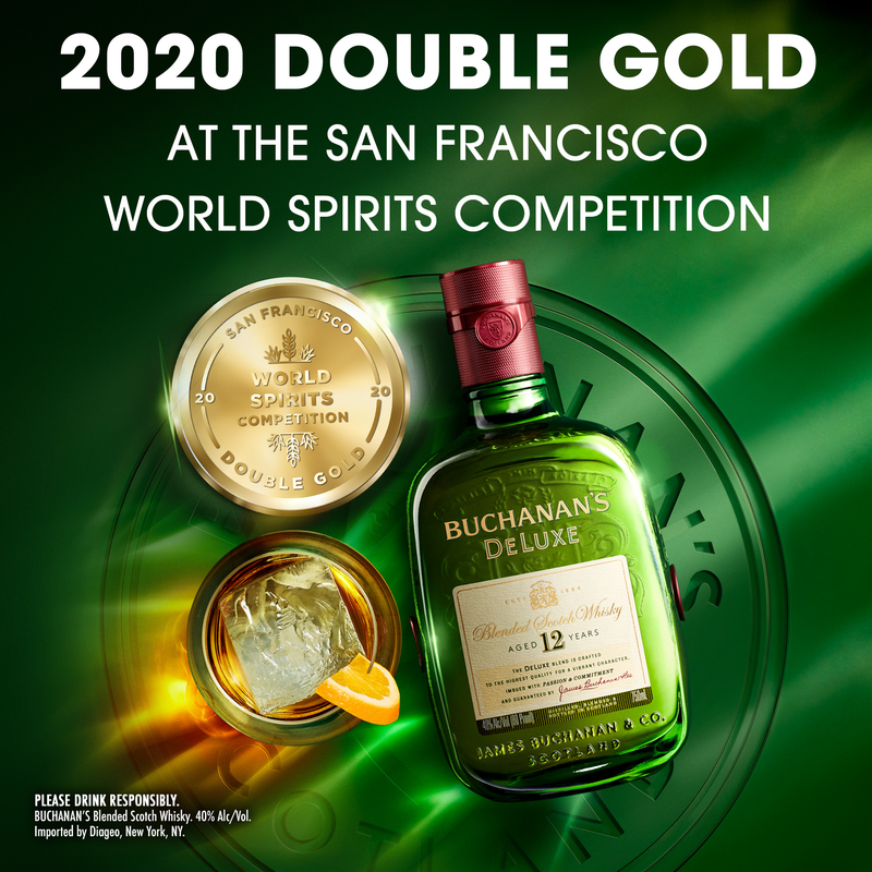 Buchanan's DeLuxe Aged 12 Years Blended Scotch Whisky, 375 mL (80 Proof)