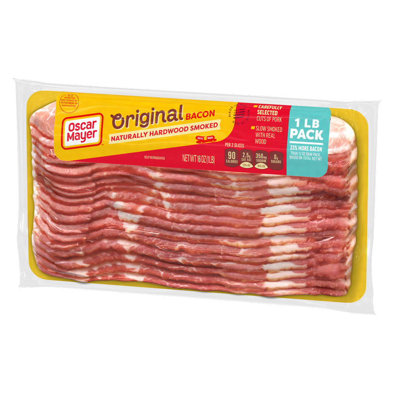 Oscar Mayer Naturally Hardwood Smoked Bacon - 16oz