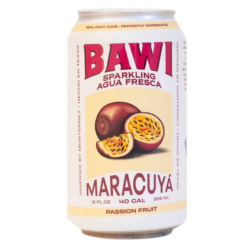 BAWI Passionfruit Sparkling Agua Fresca 12oz Can