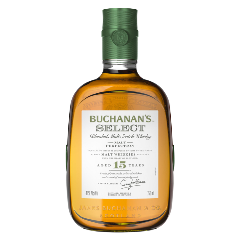 Buchanan's Select 15 Years Old Blended Malt Scotch Whisky, 750 mL