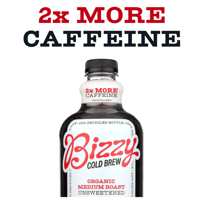 Bizzy Organic Medium Roast Cold Brew Coffee 48oz Btl