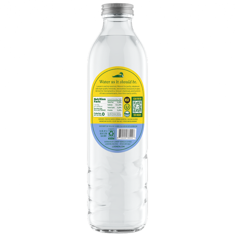 Loonen Still Water 750mL Glass Bottle