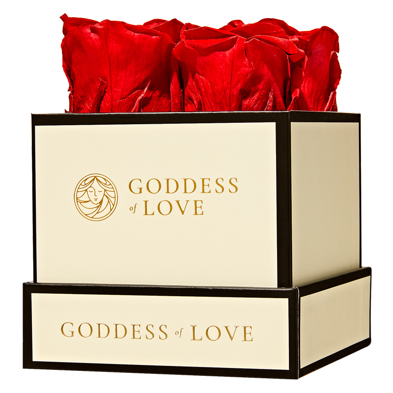 Goddess of Love Preserved Roses 4ct