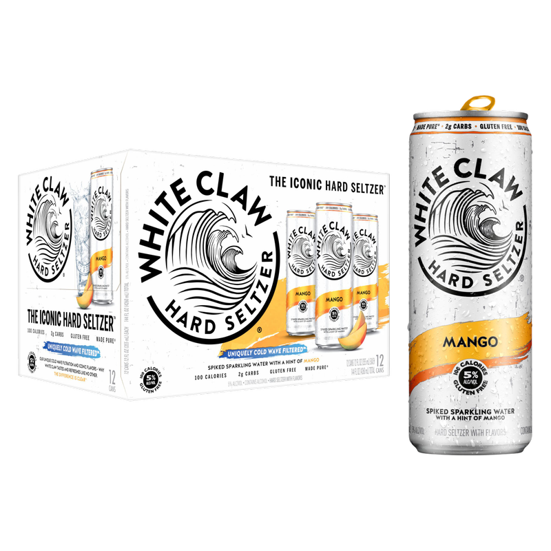 White Claw Mango 12pk 12oz Can 5.0% ABV