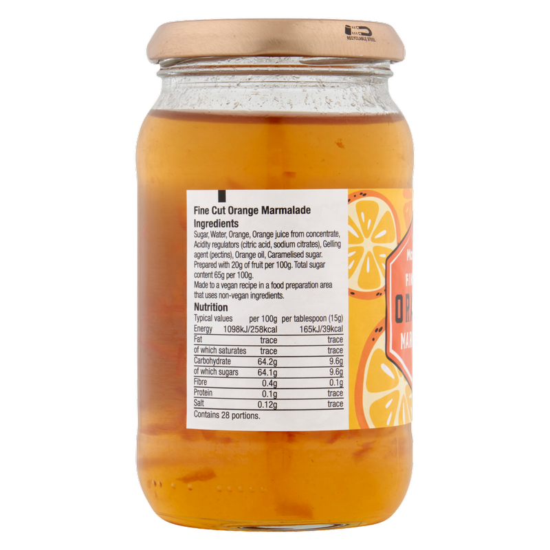 Morrisons Fine Cut Orange Marmalade, 420g