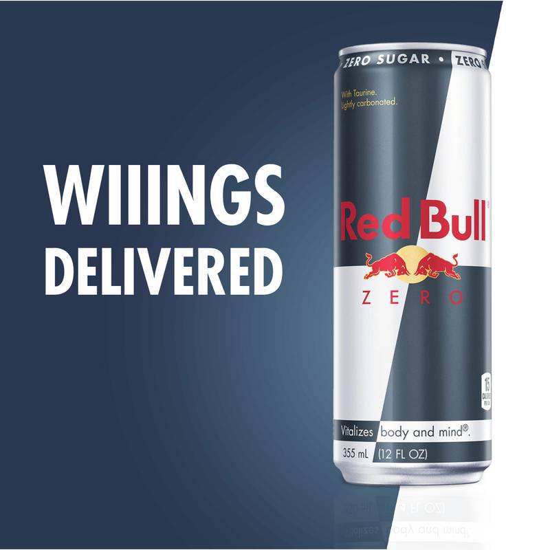 Red Bull Energy Drink Zero 12oz Can