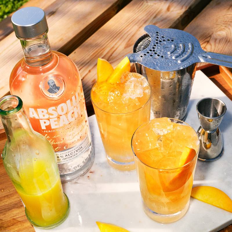 ABSOLUT Peach Flavored Vodka 750 ML 76 Proof
