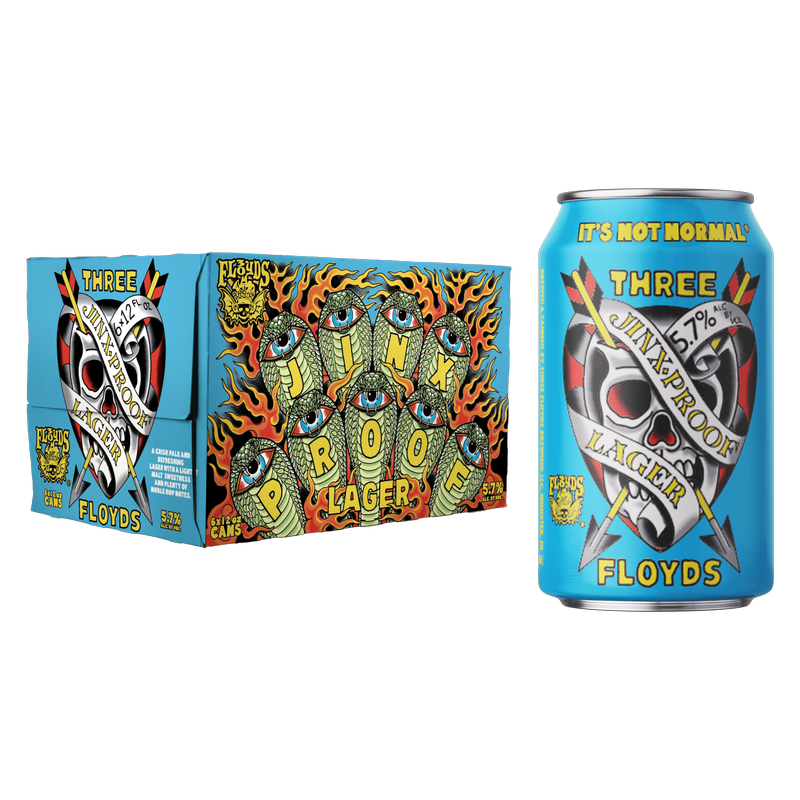 Three Floyds Jinx Proof Lager 6pk 12oz Can 5.7% ABV