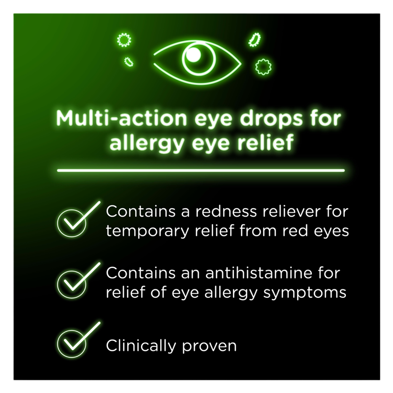 Visine Multi-Action Allergy Eye Relief Eye Drops 0.5oz