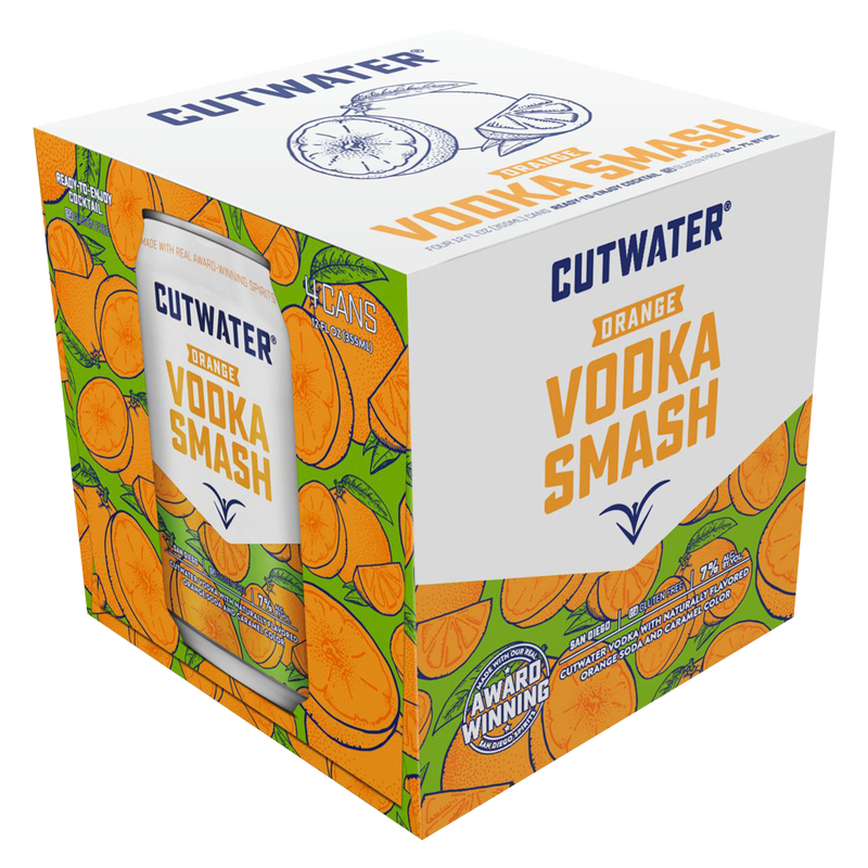 Cutwater Orange Vodka Smash 4pk 12oz