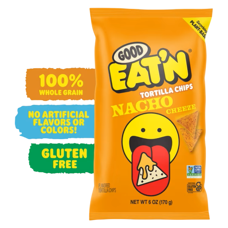 Good Eat'n Nacho Cheeze Tortilla Chips, 6oz