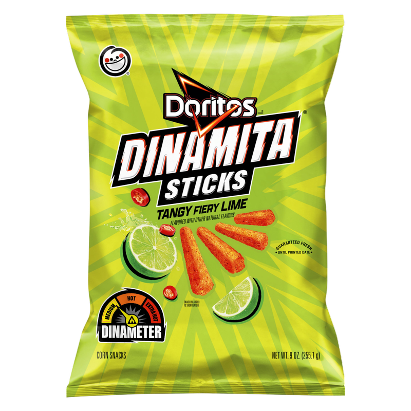 Doritos Dinamita Sticks Tangy Fiery Lime 9oz