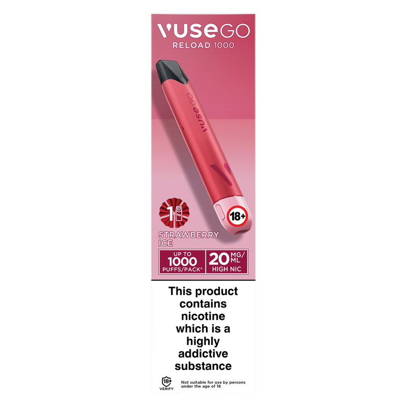 Vuse Go Reload Pen Strawberry Ice 20mg/ml, 1pcs