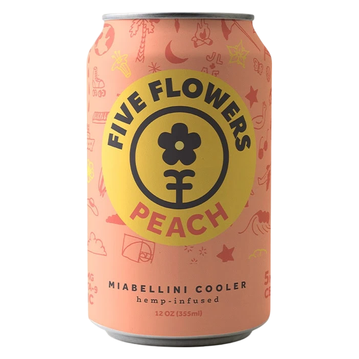 Five Flowers 5mg THC Variety Pack 8pk 12oz Can