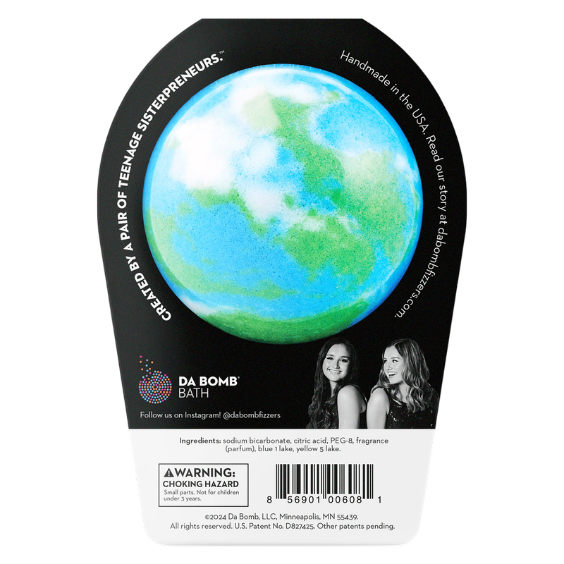Earth Bomb Sea Breeze, efervescente de baño, 198 g
