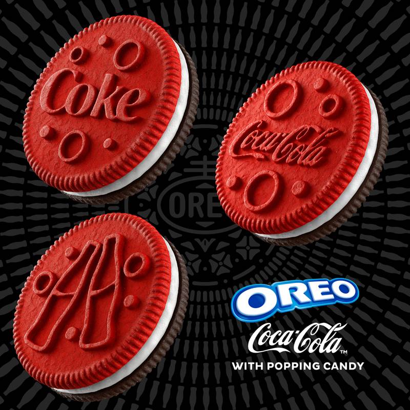 OREO Coca-Cola Sandwich Cookies, Limited Edition, 10.68oz