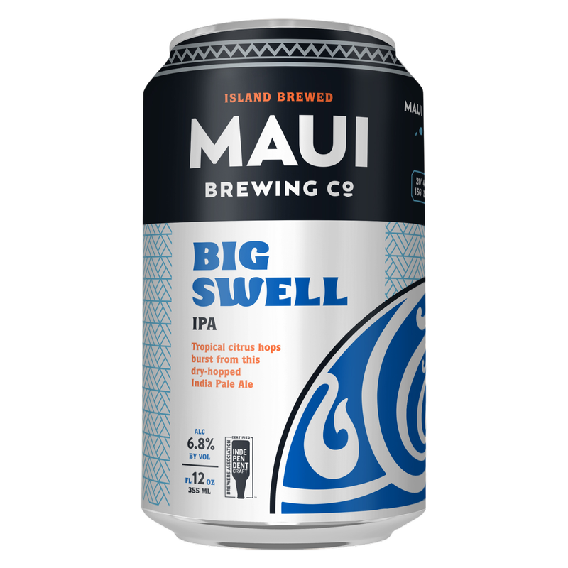 Maui Brewing Big Swell West Coast IPA 6pk 12oz Can 6.8% ABV