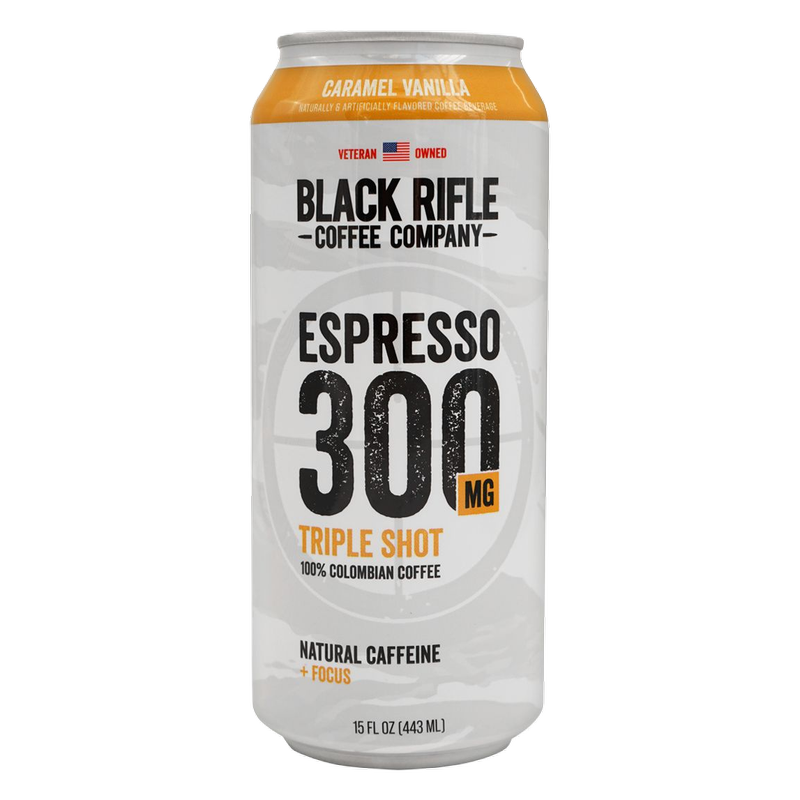 Black Rifle Coffee Co. Espresso 300 Caramel Vanilla 15 Oz Can