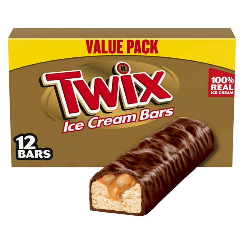 TWIX Ice Cream Bars 12 ct
