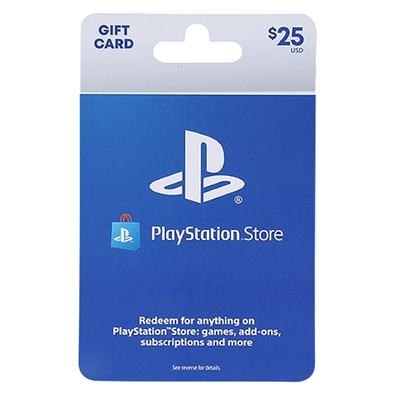 Sony Playstation $25 Gift Card