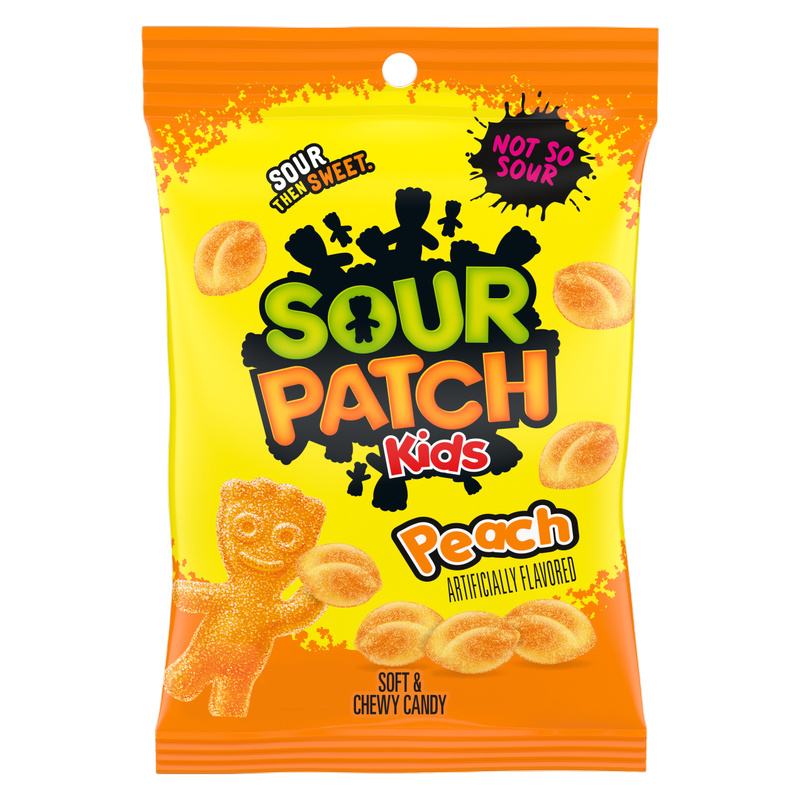 Sour Patch Kids Peach Soft & Chewy Candy 8.07oz