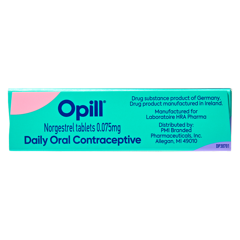 Opill Daily Oral Contraceptive Tablets