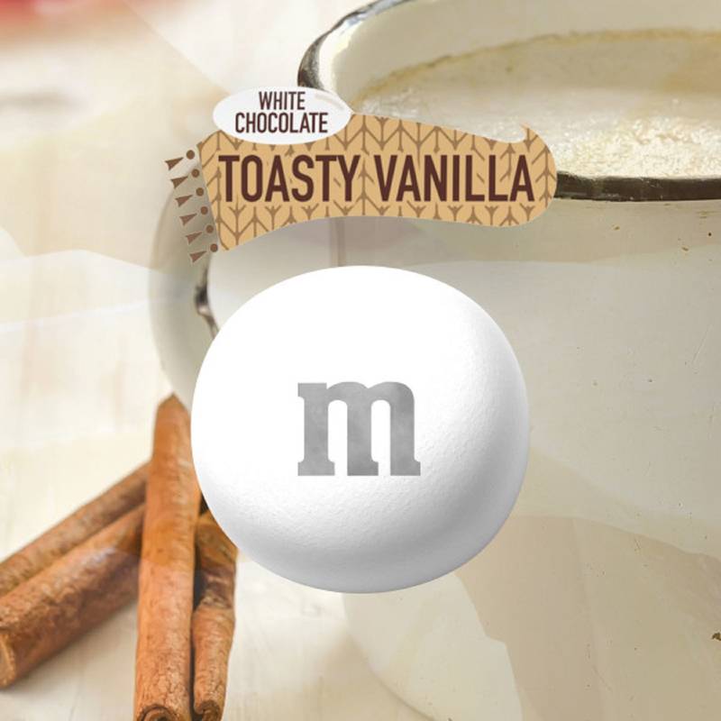 M&M's White Chocolate Toasty Vanilla Holiday Candies 2.47oz