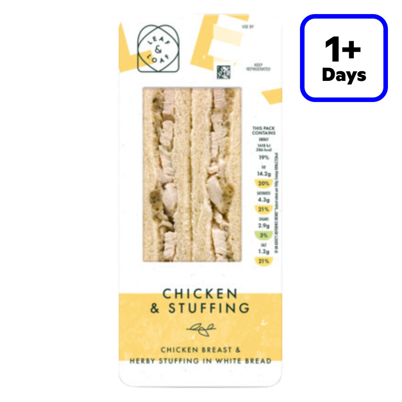 Leaf & Loaf Chicken & Stuffing Sandwich, 1pcs