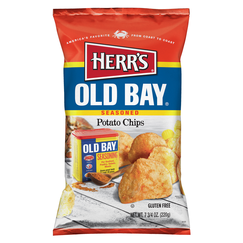Herr's Old Bay Potato Chips 7.75 oz