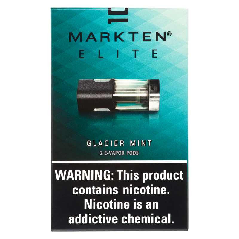 MarkTen Elite Glacier Mint E-Vapor Pods 2ct