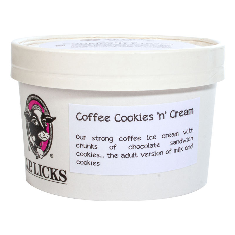 J.P. Licks Coffee Cookies & Cream Ice Cream Pint 16oz