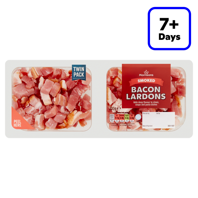 Morrisons Smoked Lardons, 200g
