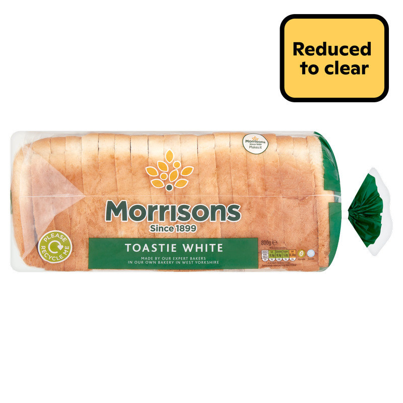 Reduced - Morrisons White Toastie, 800g