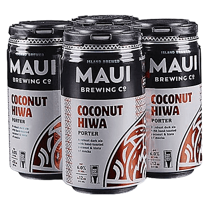 Maui Brewin Coconut Porter 4pk 12oz Can