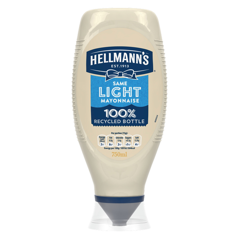 Hellmann's Light Squeezy Mayonnaise, 750ml