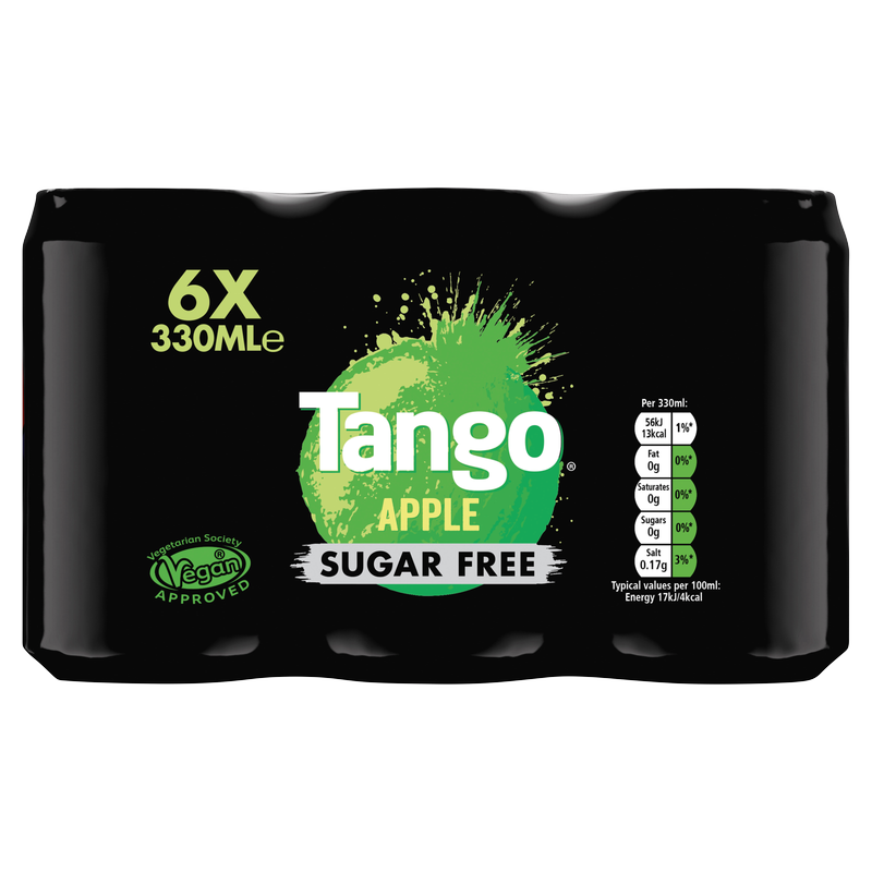 Tango Apple Sugar Free, 6 x 330ml