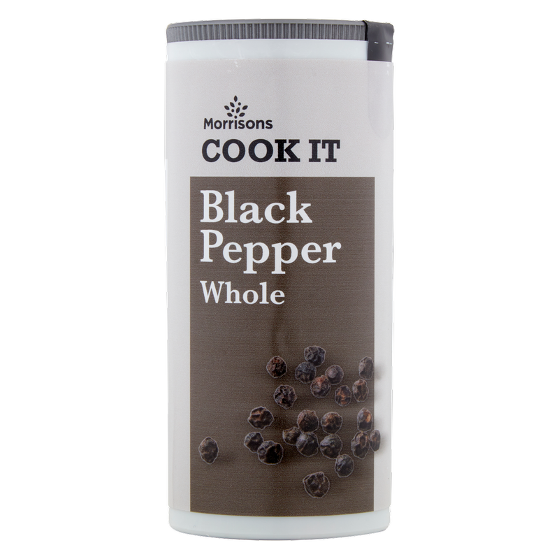 Morrisons Whole Black Pepper, 100g