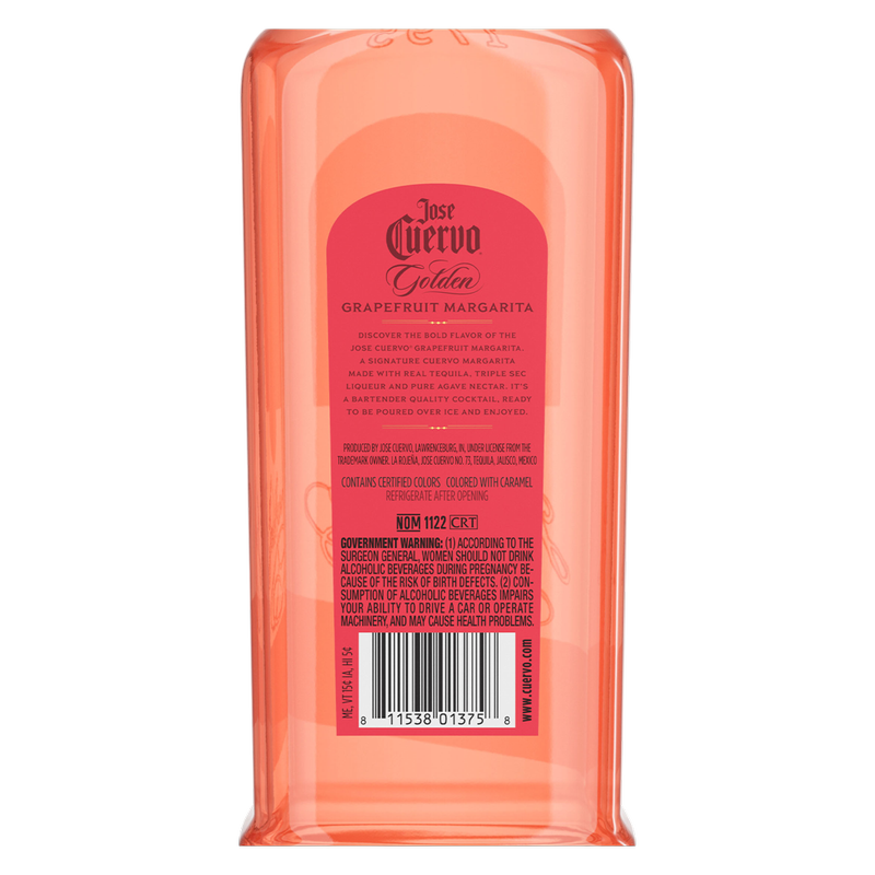 Jose Cuervo Golden Margarita Grapefruit Ready to Drink Cocktail 1.75L