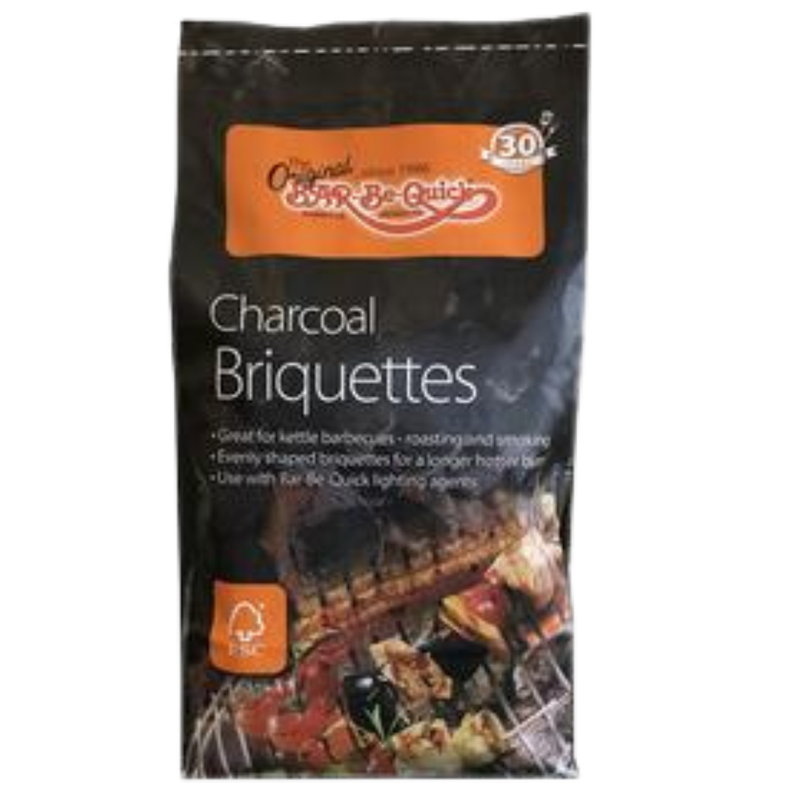 Bar-Be-Quick Charcoal Briquettes, 4.5kg