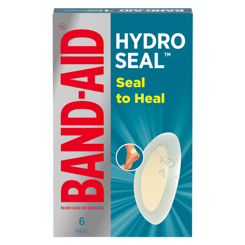Band-Aid Hydro Seal Blister Heels Adhesive Bandages 6ct