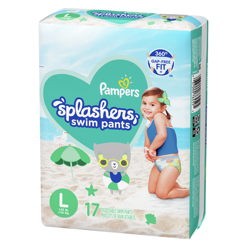 Pampers Splashers Size L 17ct
