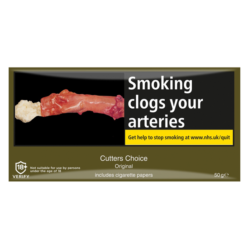 Cutters Choice Original Rolling Tobacco Includes Papers, 50g