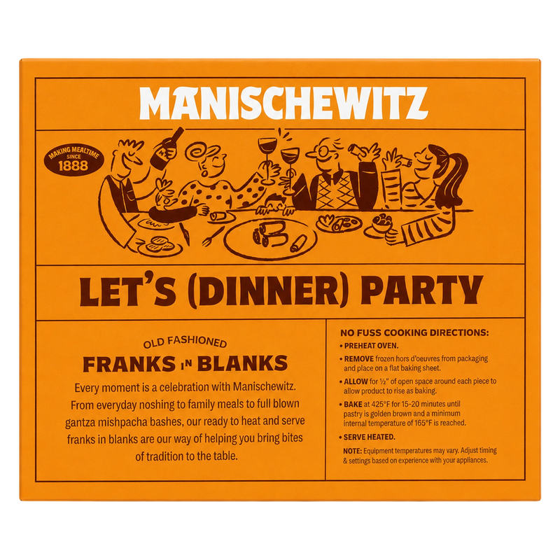 Manischewitz Kosher Mini Beef Franks In Blankets 6 oz