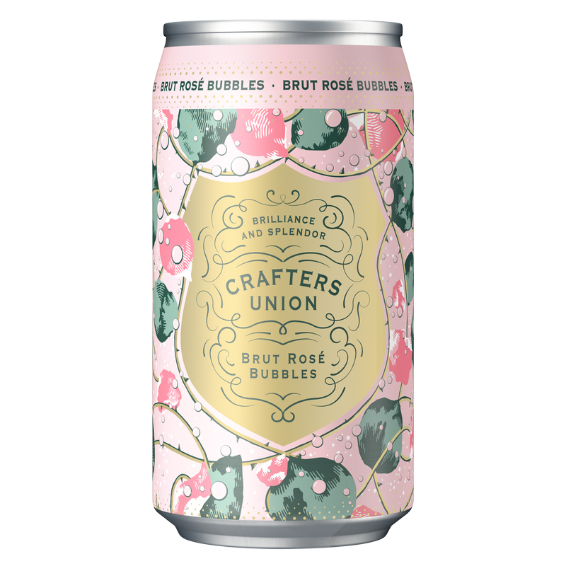 Crafters Union Bubbles Brut Rose 375 ml Can