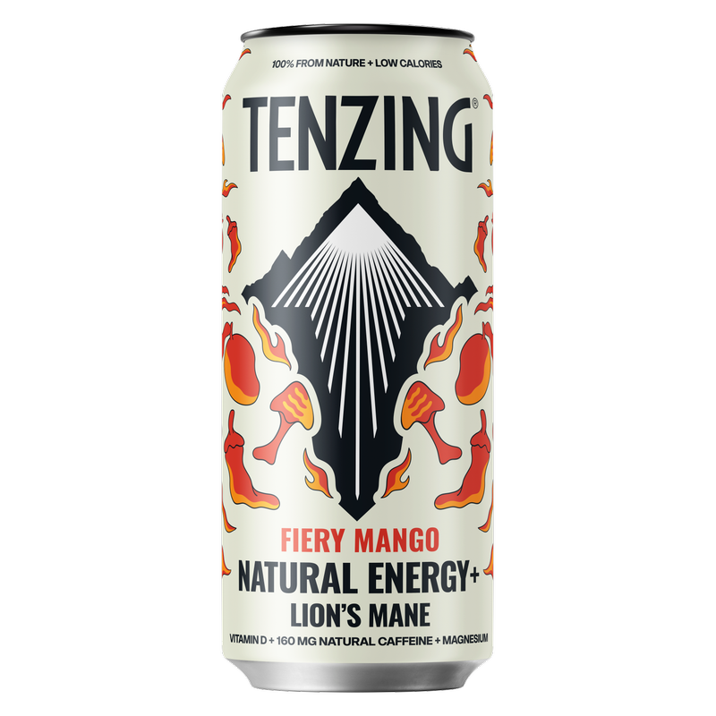 TENZING Natural Energy+ Fiery Mango + Lion's Mane, 500ml
