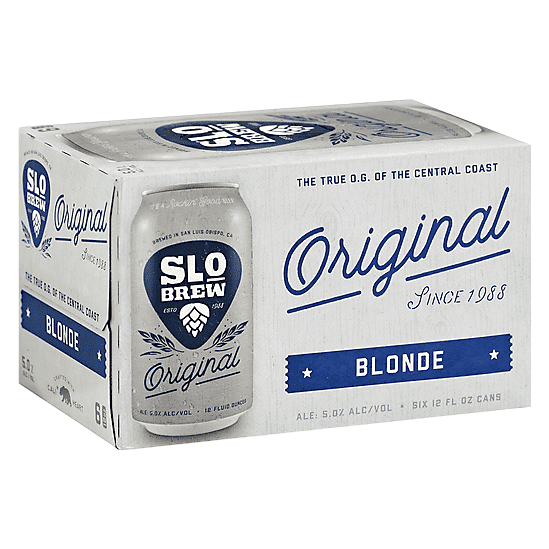 SLO Brewing Original Blonde Ale 6pk 12oz Can