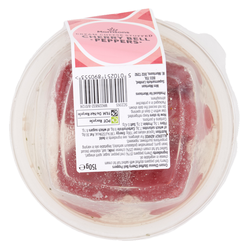 Morrisons Cream Cheese Stuffed Peppers, 150g