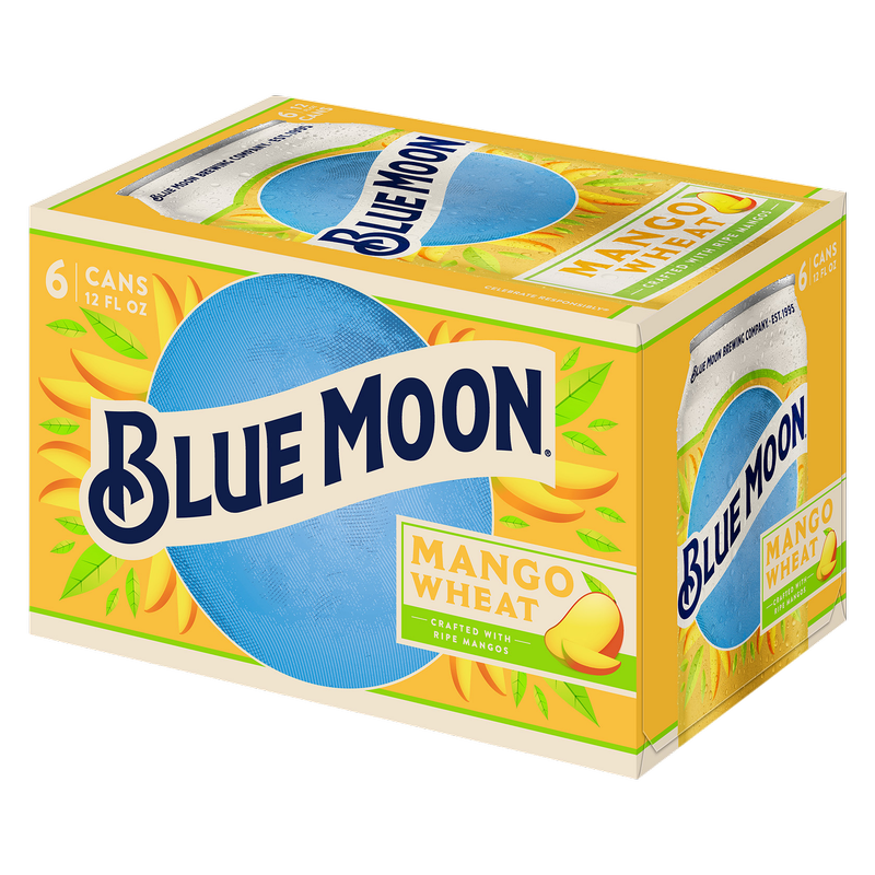 Blue Moon Mango Wheat 6pk 12oz Btl 5.4% ABV